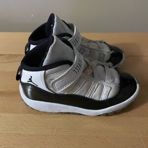 Nike Air Jordan 11 XI Retro Concord 2018 TD Baby 9c Black White 378040-100